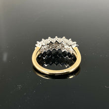 Load image into Gallery viewer, 9ct Yellow Gold 0.50ct Cluster Diamond Ring (Size O 1/2)
