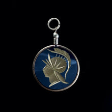 Load image into Gallery viewer, 9ct Yellow Gold Vintage Hematite Intaglio Pendant
