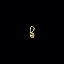 Load image into Gallery viewer, 9ct Yellow Gold Tiny Solitaire Diamond Pendant (0.10ct) - Optional Chain
