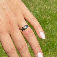 Load image into Gallery viewer, 9ct Yellow Gold 0.03ct Diamond Ring (Size M1/2)
