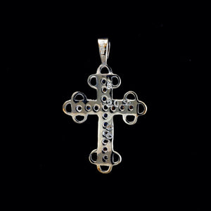 9ct Yellow Gold Diamond Cross Pendant (0.20ct)