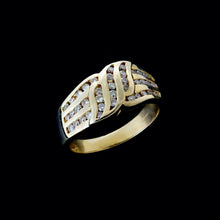 Load image into Gallery viewer, 9ct Yellow Gold 0.50ct Diamond Ring (Size Q)
