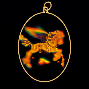 Pegasus Flying Horse (Oval)