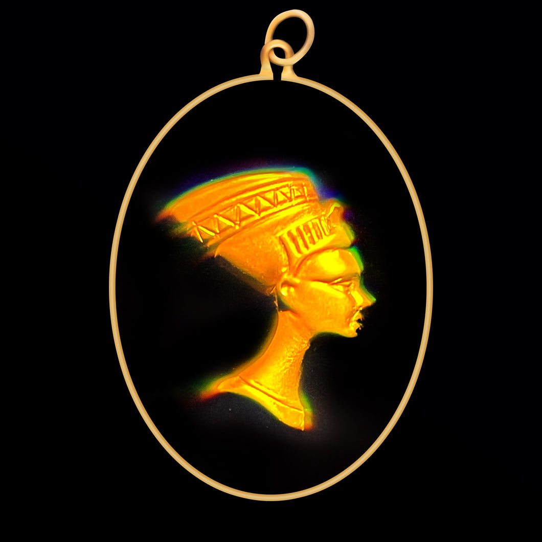 Egyptian Nefertiti Head (Oval)