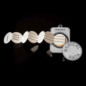 Infomedic Stainless Steel Medical Pendant - Heart (Inc. Chain, Paper & Box)