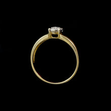 Load image into Gallery viewer, 9ct Yellow Gold Large 0.18ct Round Cluster Diamond Ring (Size U)
