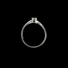 Load image into Gallery viewer, 18ct White Gold Little 0.10ct Brilliant Cut Solitaire Diamond Ring (Size N)
