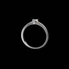 Load image into Gallery viewer, 18ct White Gold 0.10ct Little Trilliant Cut Solitaire Diamond Ring (Size M)
