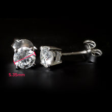 Load image into Gallery viewer, 18ct White Gold Solitaire Diamond Stud Earrings (1.25ct)
